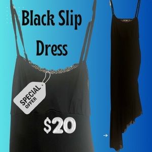 Wild Fable Slip Dress (black)